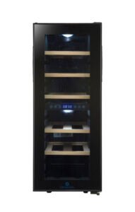 Joy Larimar - 12 flessen - 2 zones - Zwart wijnkoelkast