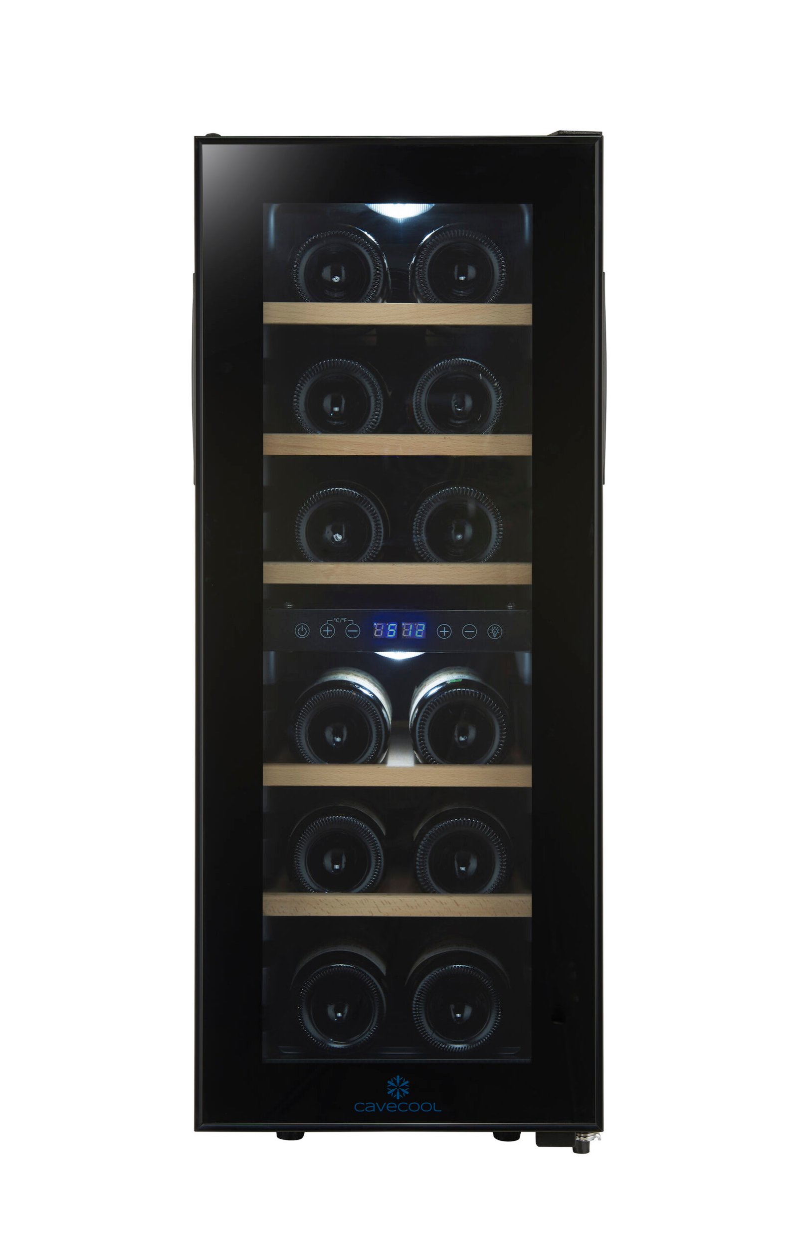 Joy Larimar - 12 flessen - 2 zones - Zwart wijnkoelkast